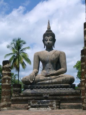 Buddha meditating